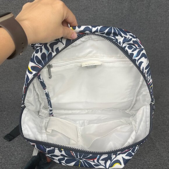 NWOT Kipling K10367 Fiona Travel MEdium Backpack Floral Flourish Multi Polyester - Picture 6 of 9